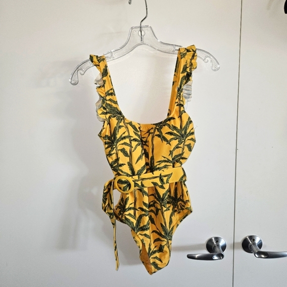 Aguabendita Target Palm Print one piece swimsuit - Picture 2 of 5